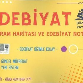 Çöz Kazan Yayınları Edebiyat Kavram Haritası ve Notları