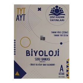 Çöz Kazan Yayınları TYT-AYT Biyoloji Konu Özetli Soru Bankası