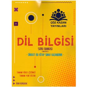 Çöz Kazan Yayınları TYT Dil Bilgisi Konu Özetli Soru Bankası