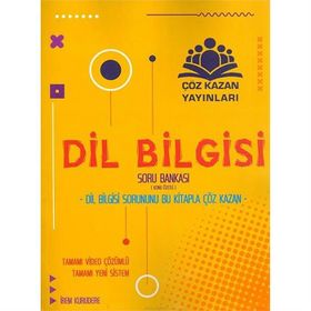 Çöz Kazan Yayınları TYT Dil Bilgisi Konu Özetli Soru Bankası