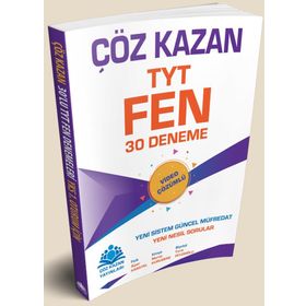 Çöz Kazan Yayınları TYT Fen Bilimleri Video Çözümlü 30 Deneme