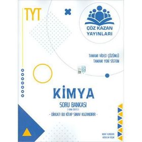 Çöz Kazan Yayınları TYT Kimya Konu Özetli Soru Bankası