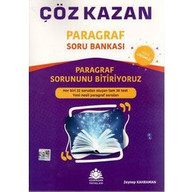 Çöz Kazan Yayınları TYT Paragraf Soru Bankası