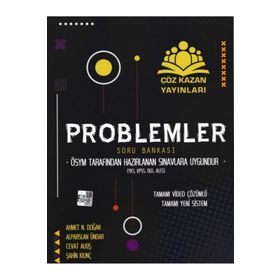 Çöz Kazan Yayınları TYT Problemler Soru Bankası ve Planlayıcı