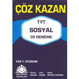 Çöz Kazan Yayınları TYT Sosyal 30 Deneme