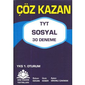 Çöz Kazan Yayınları TYT Sosyal 30 Deneme