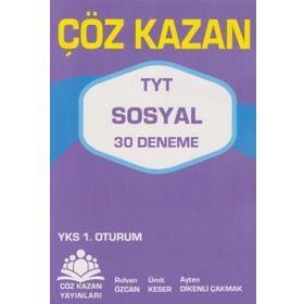 Çöz Kazan Yayınları TYT Sosyal 30 Deneme