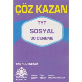 Çöz Kazan Yayınları TYT Sosyal 30 Deneme