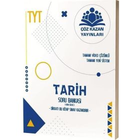 Çöz Kazan Yayınları TYT Tarih Yeni Nesil Soru Bankası