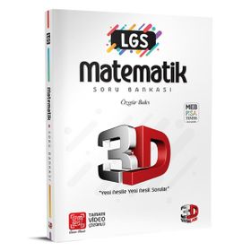 Çözüm 3D Yayınları 8. Sınıf LGS Matematik Soru Bankası