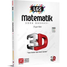 Çözüm 3D Yayınları 8. Sınıf LGS Matematik Soru Bankası