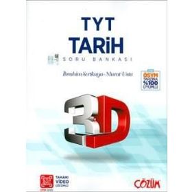 Çözüm 3D Yayınları TYT 3D Tarih Soru Bankası