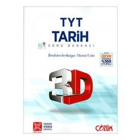 Çözüm 3D Yayınları TYT 3D Tarih Soru Bankası