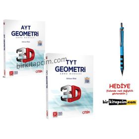 Çözüm 3D Yayınları TYT AYT Geometri Soru Bankası Fırsat Seti