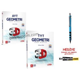Çözüm 3D Yayınları TYT AYT Geometri Soru Bankası Fırsat Seti