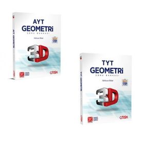 Çözüm 3D Yayınları TYT AYT Geometri Soru Bankası Fırsat Seti