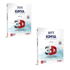Çözüm 3D Yayınları TYT AYT Kimya Soru Bankası Fırsat Seti