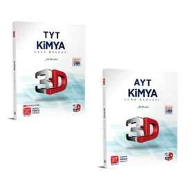 Çözüm 3D Yayınları TYT AYT Kimya Soru Bankası Fırsat Seti