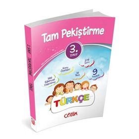 Çözüm Yayınları - 3. Sınıf Tam Pekiştirme Türkçe Konu Anlatımlı Soru Bankası