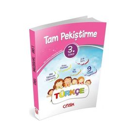 Çözüm Yayınları - 3. Sınıf Tam Pekiştirme Türkçe Konu Anlatımlı Soru Bankası