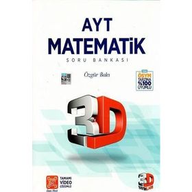 Çözüm Yayınları AYT 3D Matematik Tamamı Video Çözümlü Soru Bankası