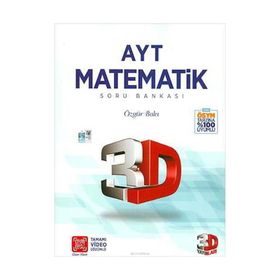 Çözüm Yayınları AYT 3D Matematik Tamamı Video Çözümlü Soru Bankası