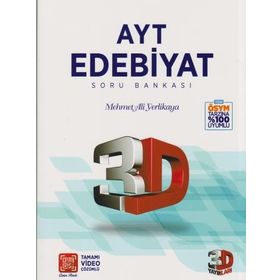 Çözüm Yayınları AYT Edebiyat 3D Soru Bankası