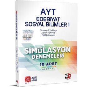 Çözüm Yayınları AYT Edebiyat Sosyal Bilimler 1 Simülasyon Denemeleri