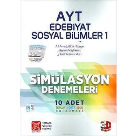 Çözüm Yayınları AYT Edebiyat Sosyal Bilimler 1 Simülasyon Denemeleri