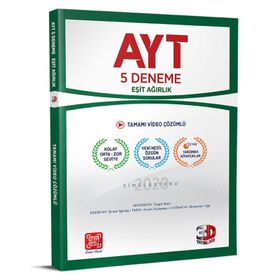 Çözüm Yayınları AYT Eşit Ağırlık Tamamı Video Çözümlü 5 Deneme