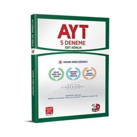 Çözüm Yayınları AYT Eşit Ağırlık Tamamı Video Çözümlü 5 Deneme