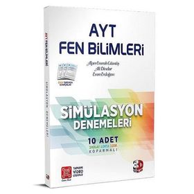 Çözüm Yayınları AYT Fen Bilimleri Tamamı Video Çözümlü Simülasyon Denemeleri
