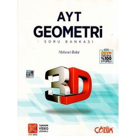 Çözüm Yayınları AYT Geometri 3D Soru Bankası