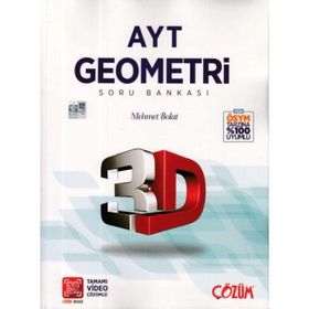 Çözüm Yayınları AYT Geometri 3D Soru Bankası