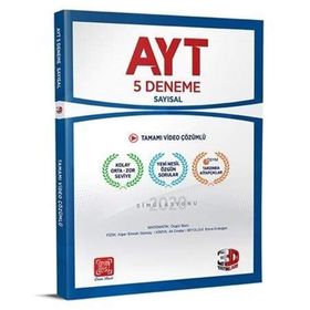Çözüm Yayınları AYT Sayısal Tamamı Video Çözümlü 5 Deneme