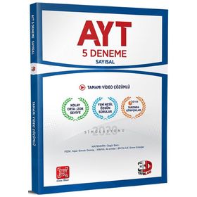 Çözüm Yayınları AYT Sayısal Tamamı Video Çözümlü 5 Deneme