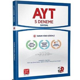Çözüm Yayınları AYT Sayısal Tamamı Video Çözümlü 5 Deneme