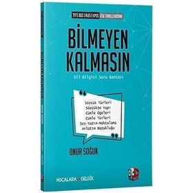 Çözüm Yayınları Hocalara Geldik Bilmeyen Kalmasın Dil Bilgisi Soru Bankası