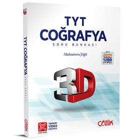 Çözüm Yayınları TYT Coğrafya 3D Soru Bankası