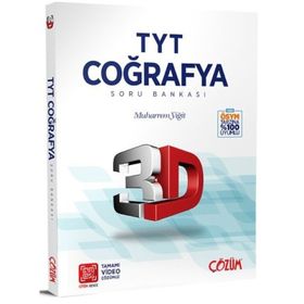 Çözüm Yayınları TYT Coğrafya 3D Soru Bankası