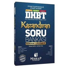 Çözümlü Sinan İspir Mihrap Yayınları Dhbt Kazandıran Soru Bankası