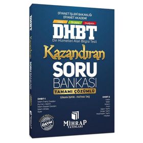 Çözümlü Sinan İspir Mihrap Yayınları Dhbt Kazandıran Soru Bankası
