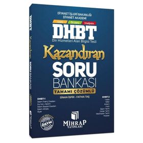 Çözümlü Sinan İspir Mihrap Yayınları Dhbt Kazandıran Soru Bankası