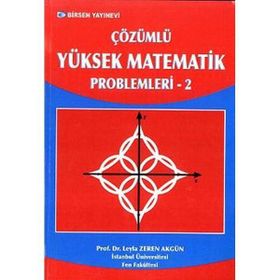 Çözümlü Yüksek Matematik Problemleri 2 Pegem Yayınları