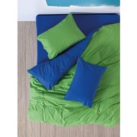 Cozy Home Popping Colors Sage Yeşil-Mavi Çift Kişilik Lastikli Çarşaflı 200x220 cm Nevresim Takımı