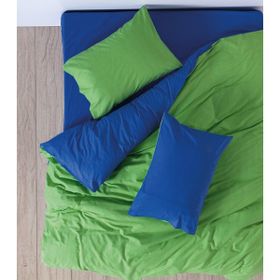 Cozy Home Popping Colors Sage Yeşil-Mavi Çift Kişilik Lastikli Çarşaflı 200x220 cm Nevresim Takımı