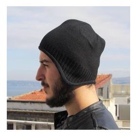 CP181 4 Renk İçi Polarlı Kulaklıklı Erkek Bere