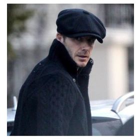 CP231 Siyah Erkek Kasket Baretta Beckham Peaky Blinders Şapka