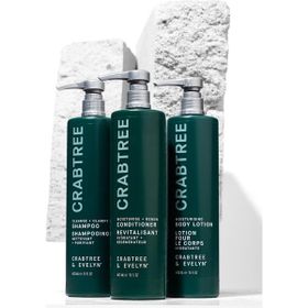 Crabtree Evelyn Cleanse Clarify 443 ml Şampuan+443 ml Saç Kremi+443 ml Body Losyon