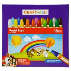 Craft And Arts 18'li Karton Kutu Pastel Boya